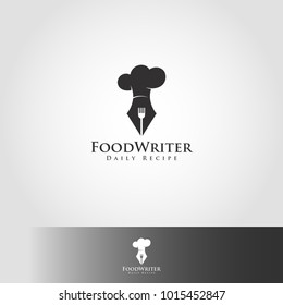 Food Writer / Recipe Writer - Professional Expert Chef Logo