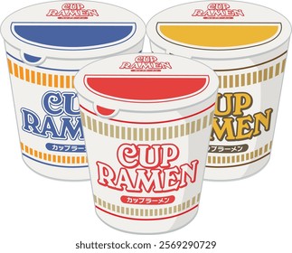 Food_Cup Ramen_3 Types

Written as "Cup Ramen" in Japanese