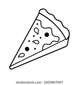 Foods and Beverages Line Art Vector Illustrations