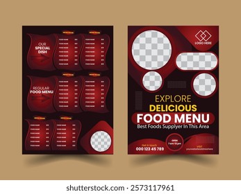 FOODS MENU,I am a graphic designer and I believe that a great design can make your business more successful.