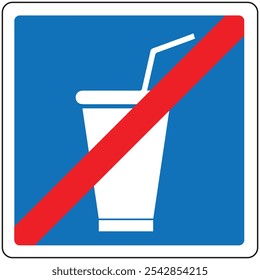 Foods are not allowed, Foods are prohibited.