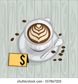foods objects coffee latte drawing graphic  design objects