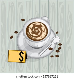 foods objects coffee latte drawing graphic  design objects