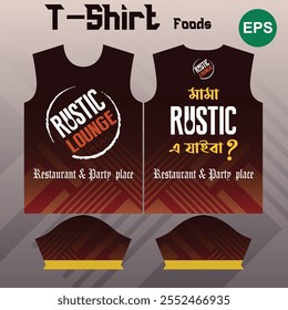 Foods t-shirt design EPS vector file