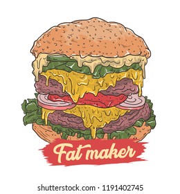 foods vector editable layer