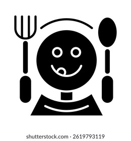 Foodtasting Icon Element For Design