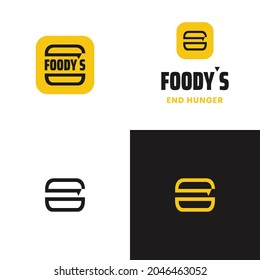 Foody's Burger And Hunger Logo