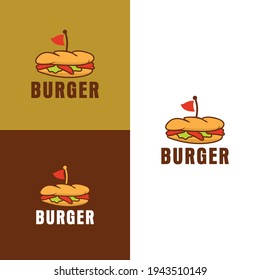 foofd burger or banh mi logo design