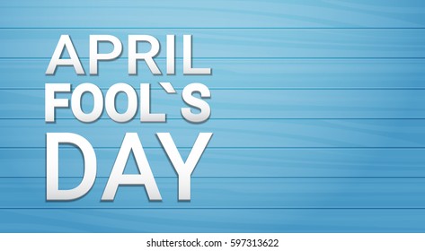 Día de la Inocencia Abril Tarjeta de saludo Banner Vector plano Ilustración