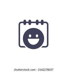 Fool day icon with a calendar