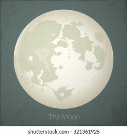 The Fool Moon. Vector.