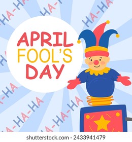 Fool's Day. 1 April. Laughter. Objects for a prank.