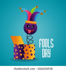 fools day card celebration