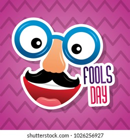fools day card celebration