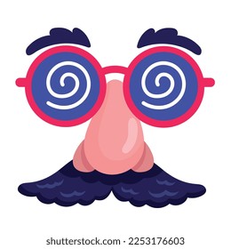 fools day comic mask icon