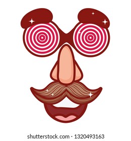 fools day custome face accessories