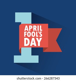 fools day design, vector illustration eps10 graphic 
