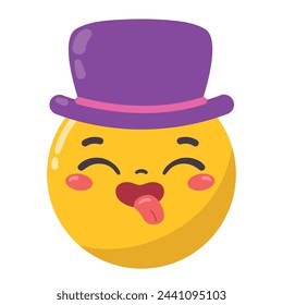 fools day emoticon illustration design