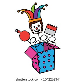 fools day greeting card