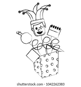 fools day greeting card