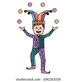 fools day joker and trick balls