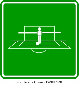 foosball goalkeeper sign