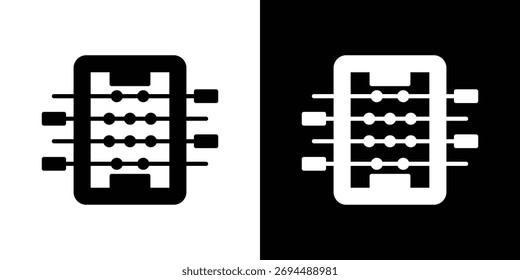Foosball icon - Vector. Flat design style eps 10