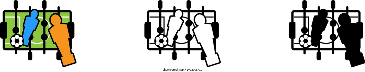 foosball icon , vector illustration