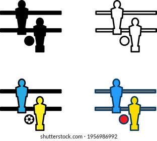 foosball icon , vector illustration