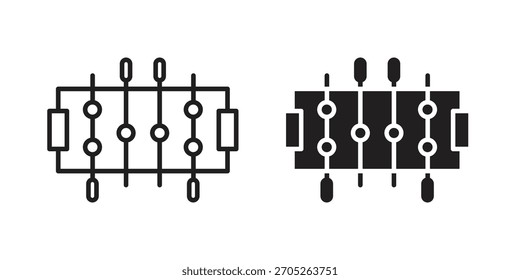 Foosball icon Vector isolated design element. EPS10