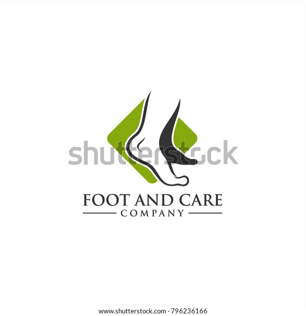 Foot Ankle Care Logo Template Socks 库存矢量图（免版税）796236166