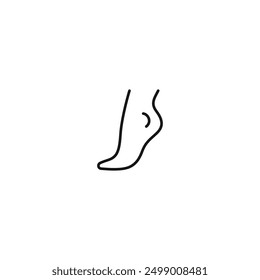 Foot ankle icon vector. EPS 10 editable vector