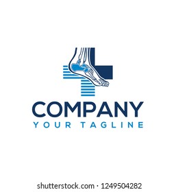 foot and ankle logo template