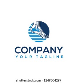 foot and ankle logo template