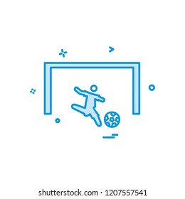Foot ball icon design vector