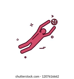 Foot ball icon design vector