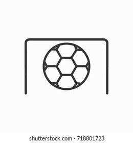Foot ball icon, illustration isolated vector sign symbol