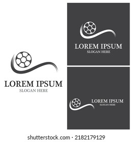 Foot ball icon logo vector template