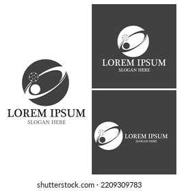 Foot ball icon logo vector template