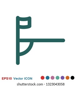 Foot ball, soccer icon sport objects for logo, vector sign symbol for design