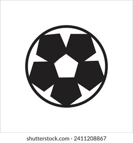 Fußball-Vektorsymbol-Vorlage