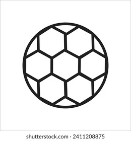 foot ball vector icon line template