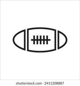foot ball vector icon line template
