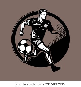 foot ball vector logo design