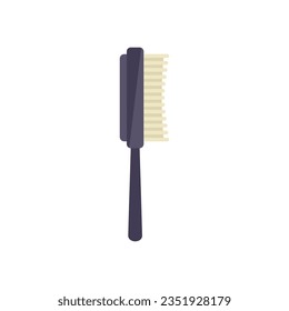 Foot bath brush icon flat vector. Spa water. Pedicure massage isolated