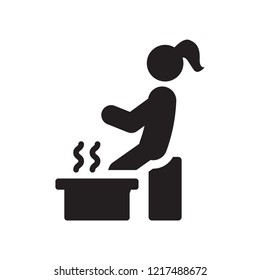 Foot bath icon. Trendy Foot bath logo concept on white background from sauna collection. Suitable for use on web apps, mobile apps and print media.