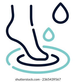 Foot Care icon Illustration, for uiux, infographic, etc