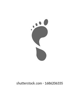 Foot and care icon logo template, Foot and ankle healthcare