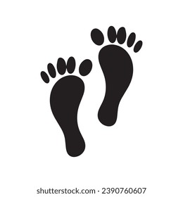 Foot and care icon logo template  Foot and ankle healthcare