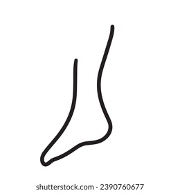 Foot and care icon logo template  Foot and ankle healthcare